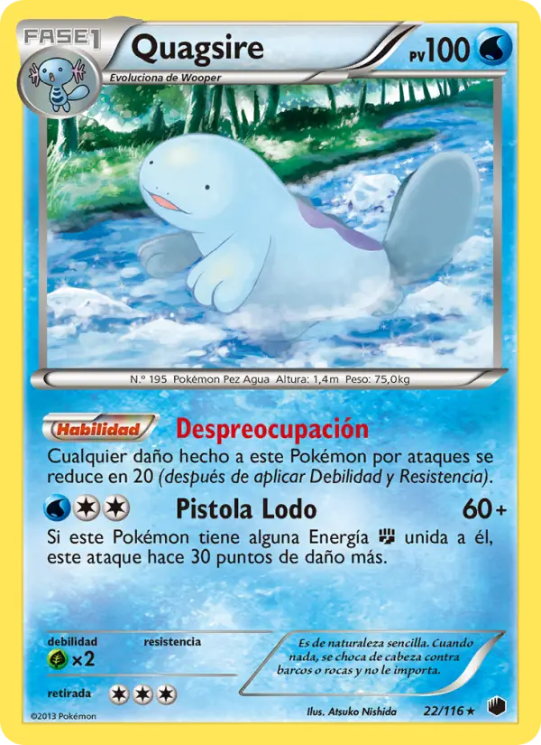 Quagsire, Glaciación Plasma Nº 22
