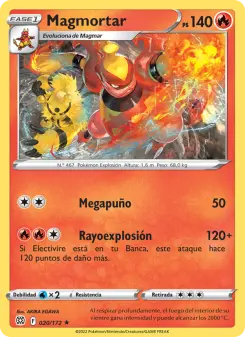 Magmortar, Astros Brillantes No. 020 Normal