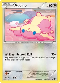 Audino, Legendary Treasures Nº RC17 Normal