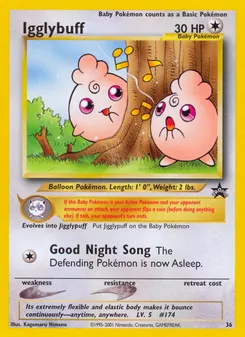 Igglybuff, Wizards Black Star Promos Nº 36 Normal