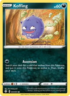Koffing, Shining Fates Nº 41 Normal