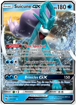 Suicune GX, Tonnerre Perdu No. 60 Normal