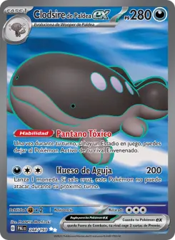 Clodsire de Paldea ex, Evoluciones en Paldea Nº 244 Holo