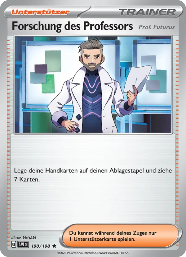 Forschung des Professors, Karmesin & Purpur Nº 190