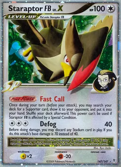 Staraptor FB, Supreme Victors No. 147 Holo