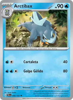 Arctibax, Evoluciones en Paldea No. 059 Normal