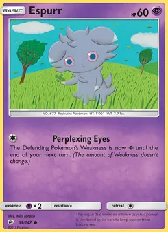 Espurr, Burning Shadows No. 59 Normal