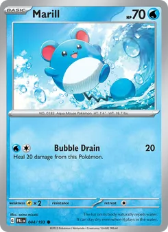 Marill, Paldea Evolved Nº 044 Normal