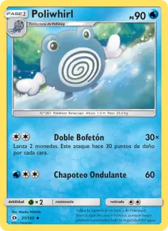 Poliwhirl, Sol y Luna Nº 31 Normal
