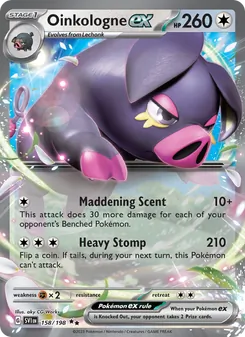 Oinkologne ex, Scarlet & Violet No. 158 Holo