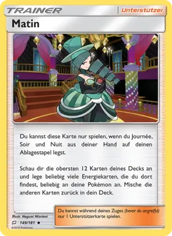 Matin, Teams Sind Trumpf No. 149 Normal