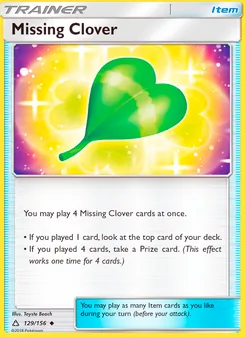 Missing Clover, Ultra Prism No. 129 Normal