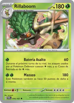Rillaboom, Mascarada Crepuscular No. 016 Normal