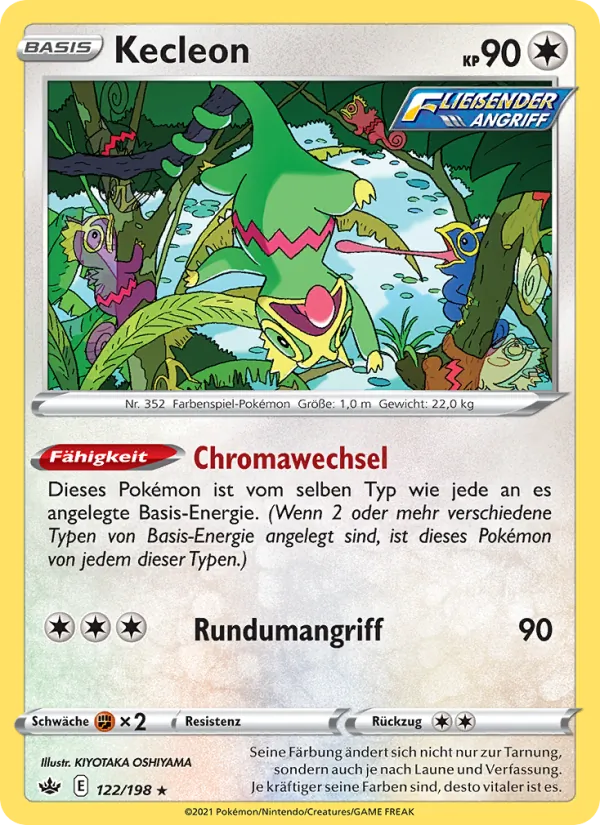Kecleon, Schaurige Herrschaft No. 122