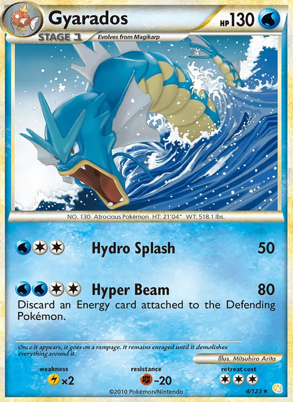 Gyarados, HeartGold SoulSilver No. 4