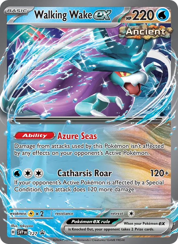 Walking Wake ex, SVP Black Star Promos No. 127
