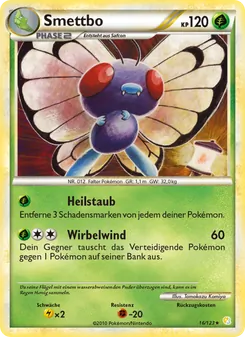 Smettbo, HeartGold SoulSilver Nº 16 Normal