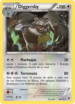 Diggersby, Fuerzas Fantasmales No. 88 Normal