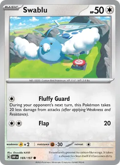 Swablu, Obsidian Flames Nº 169 Normal