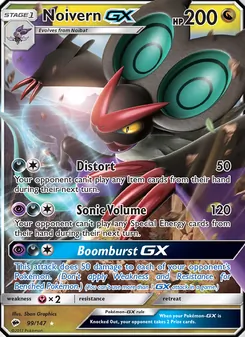 Noivern GX, Burning Shadows Nº 99 Holo