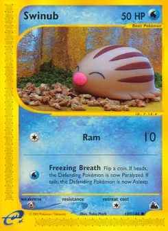 Swinub, Skyridge Nº 107 Normal
