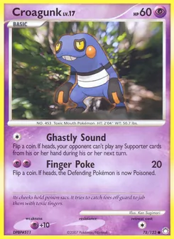 Croagunk, Mysterious Treasures Nº 78 Normal