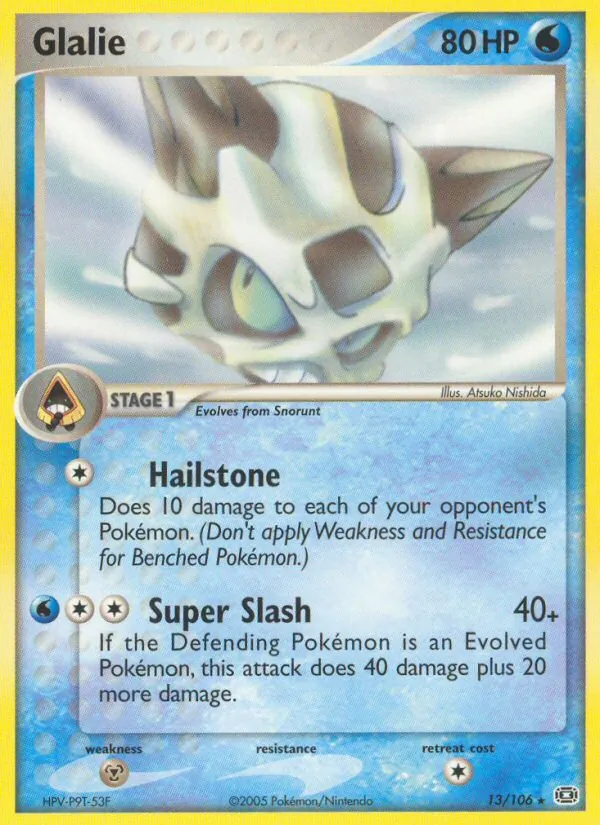 Glalie, Emerald No. 13