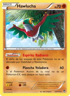 Hawlucha, Puños Furiosos No. 63 Normal