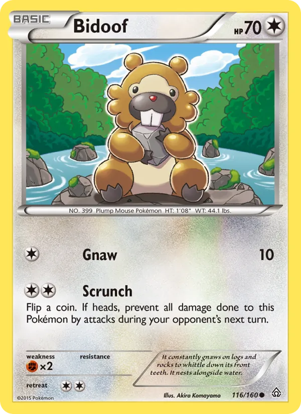 Bidoof, Primal Clash No. 116