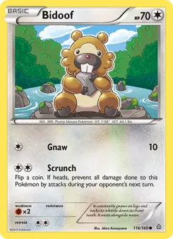 Bidoof, Primal Clash No. 116 Normal