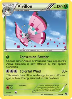 Vivillon, XY No. 17 Normal