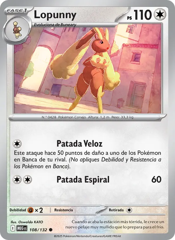 Lopunny, Megaevolución No. 108