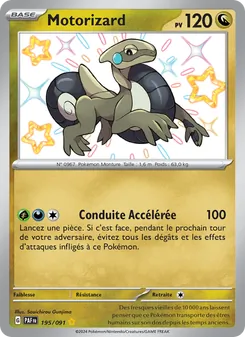 Motorizard, Destinées de Paldea No. 195 Holo