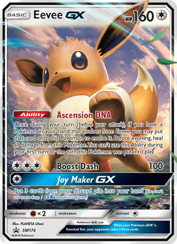 Eevee GX, SM Black Star Promos No. SM174