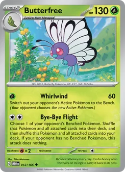 Butterfree, 151 No. 012 Normal