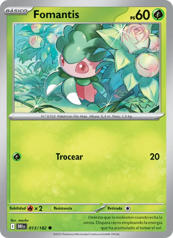 Fomantis, Rivales Predestinados No. 013