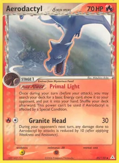 Aerodactyl δ, Holon Phantoms Nº 35 Normal