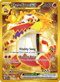 Skeledirge ex, Paldea Evolved No. 272 Holo