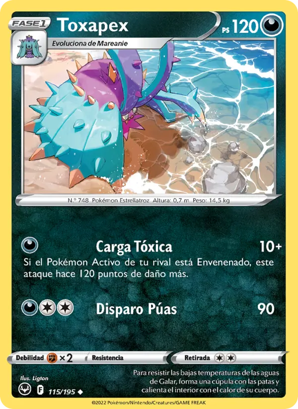Toxapex, Tempestad Plateada Nº 115
