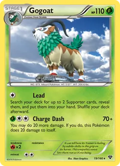 Gogoat, XY Nº 19 Normal