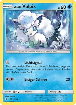 Alola Vulpix, Stunde der Wächter No. 21 Normal