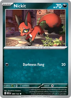 Nickit, Mega Evolution Nº 089 Normal