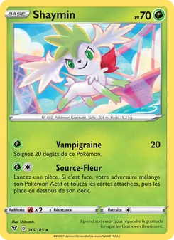 Shaymin, Voltage Éclatant No. 15 Reverse