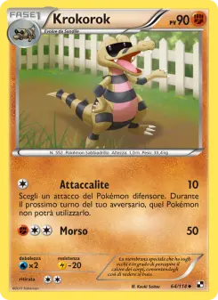 Krokorok, Nero e Bianco Nº 64 Normal
