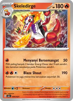 Skeledirge, Sprigatito & Lucario ex No. 004 Normal