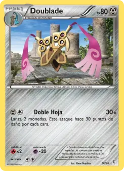Doublade, Kit de Entrenador XY (Bisharp) Nº 14 Normal