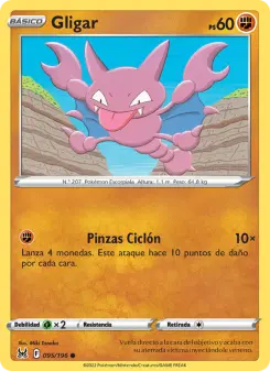 Gligar, Origen Perdido No. 095 Normal