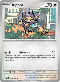 Aipom, Phantasmal Flames Nº 078 Normal
