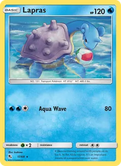Lapras, Hidden Fates Nº 17 Normal