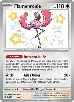Flamenroule, Destinées de Paldea No. 211 Holo